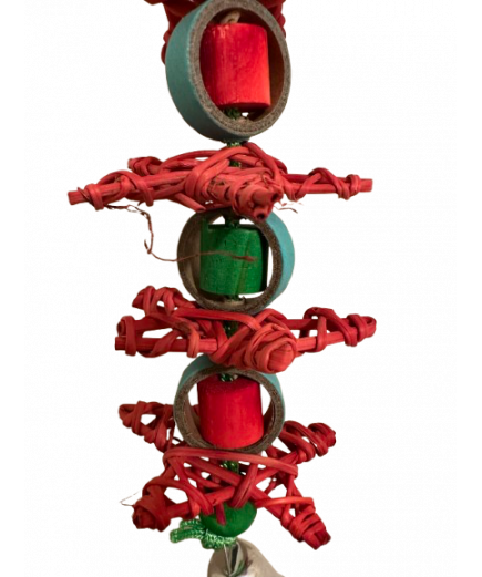 Parrot-Supplies Star Gazer Birdie Bangles Stacker Parrot Toy