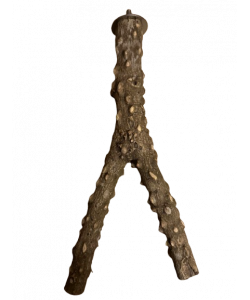 Parrot-Supplies Forked Pepper Wood Natural Parrot Perch