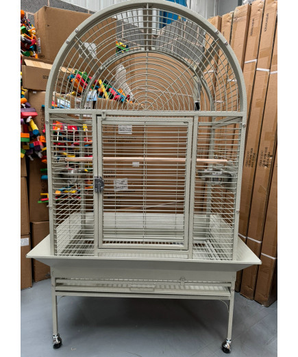 Parrot-Supplies New Jersey Premium Top Opening Parrot Cage - Stone