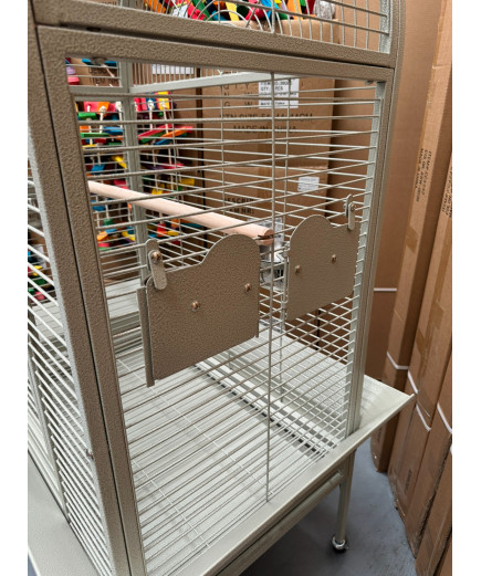 Parrot-Supplies New Jersey Premium Top Opening Parrot Cage - Stone