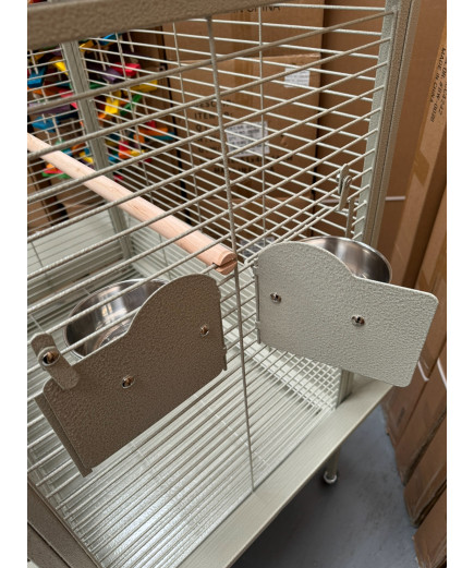 Parrot-Supplies New Jersey Premium Top Opening Parrot Cage - Stone