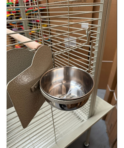 Parrot-Supplies New Jersey Premium Top Opening Parrot Cage - Stone