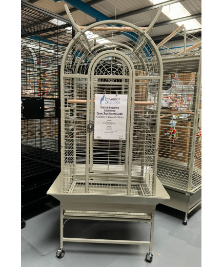 Parrot-Supplies California Top Opening Parrot Cage - Stone