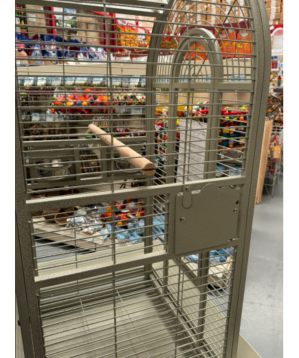 Parrot-Supplies California Top Opening Parrot Cage - Stone