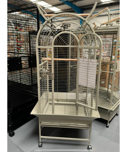 Parrot-Supplies California Top Opening Parrot Cage - Stone