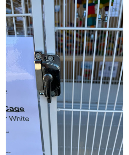 Parrot-Supplies Kansas Open Top Parrot Cage White