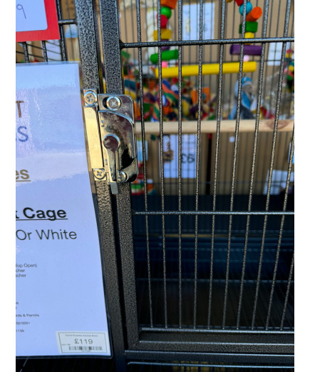 Parrot-Supplies Kansas Open Top Parrot Cage Antique