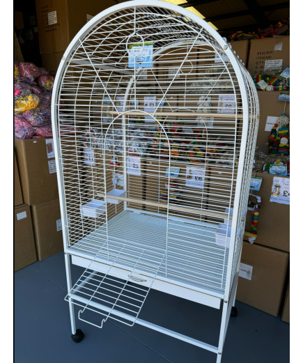 Parrot-Supplies Daytona Top Opening Parrot Cage - Stone