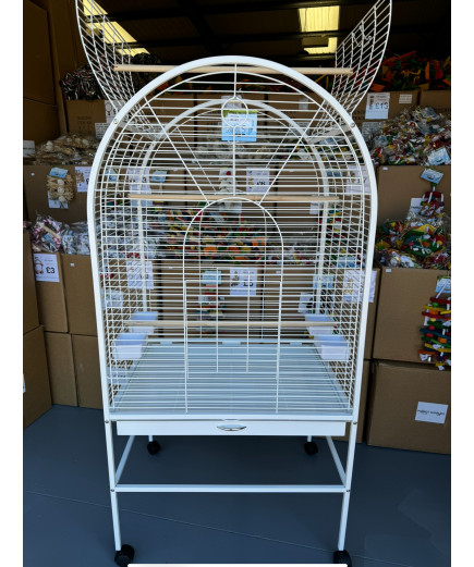 Parrot-Supplies Daytona Top Opening Parrot Cage - Stone