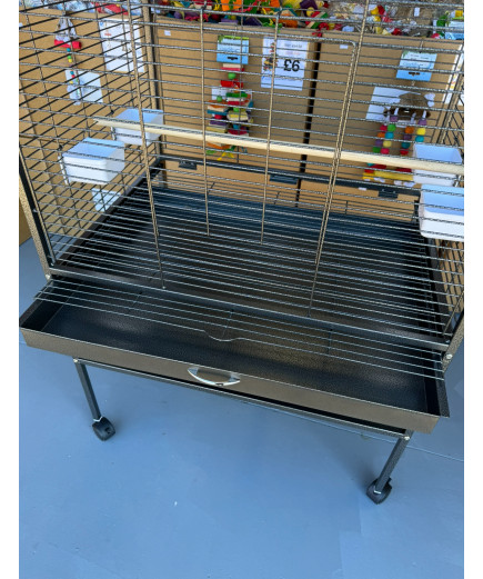 Parrot-Supplies Daytona Top Opening Parrot Cage Antique