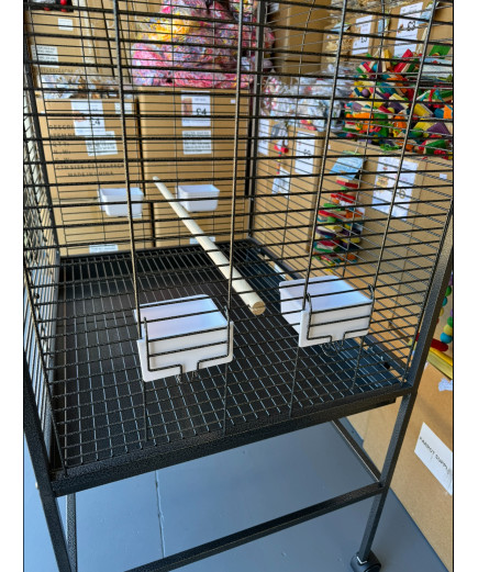 Parrot-Supplies Daytona Top Opening Parrot Cage Antique