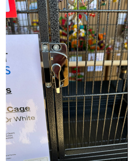 Parrot-Supplies Boston Open Top Parrot Cage With Stand - Antique