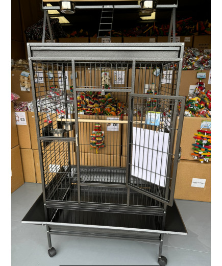 Parrot-Supplies Atlanta Play Top Parrot Cage Antique 