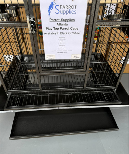 Parrot-Supplies Atlanta Play Top Parrot Cage Antique 