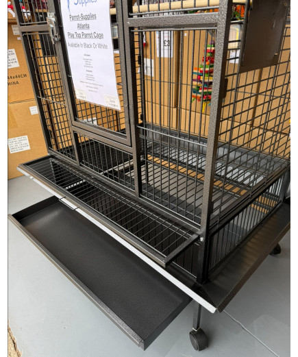 Parrot-Supplies Atlanta Play Top Parrot Cage Antique 