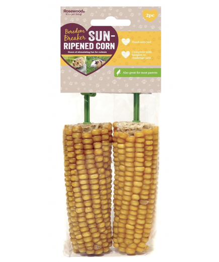 Rosewood Parrot Treat Boredom Breaker Corn On The Cob Pack of 2