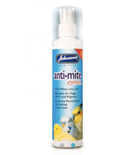 Johnson's Anti-Mite Extra For All Caged Birds & Pigeons 150ml