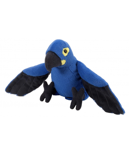 Wild Republic Hyacinth Macaw Plush Soft Toy 20cm