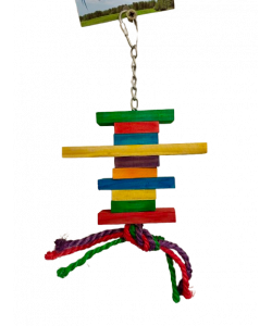 Parrot-Supplies Mini Cocotte Wooden Stacker Parrot Toy