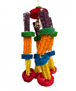 Parrot-Supplies Tropical Escapes Loofah Parrot Toy