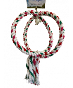 Parrot-Supplies Duo Ring Swing Parrot Toy