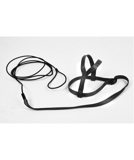 Avian Adventure Parrot Harness Large - Macaw, Cockatoos - Black