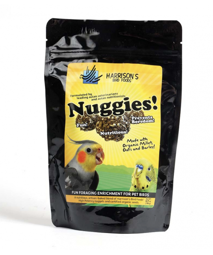 Harrison's Nuggies Premium Organic Parrot Treat 196g